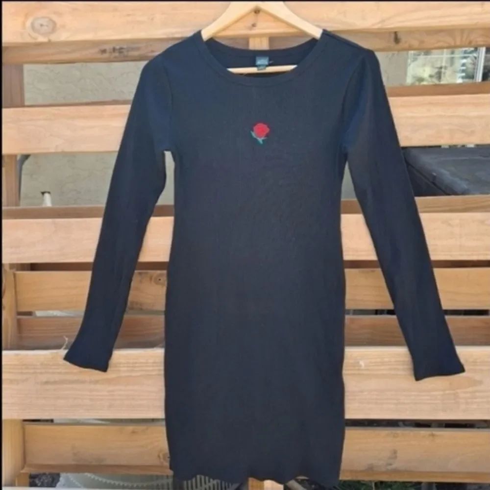 wild fable Target Brand Bodycon Dress Black Medium